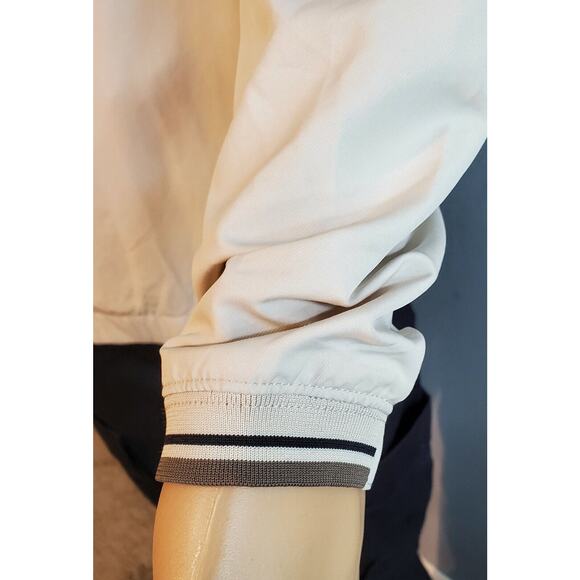 NWT NIKE Tan Beige Windproof Pullover Golf Jacket Windbreaker Men’s Size Large - Picture 3 of 6